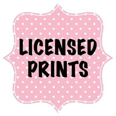 100% cotton licensed prints