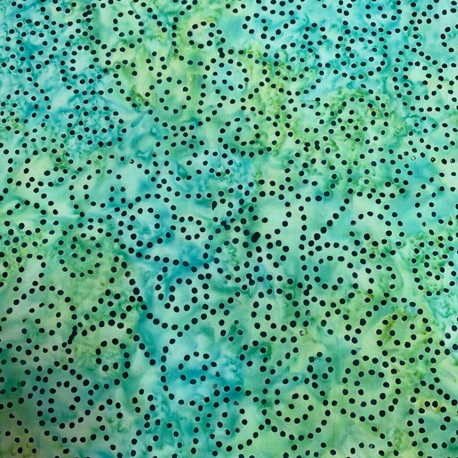 Batiks - Turquoise - 100% cotton print fabric