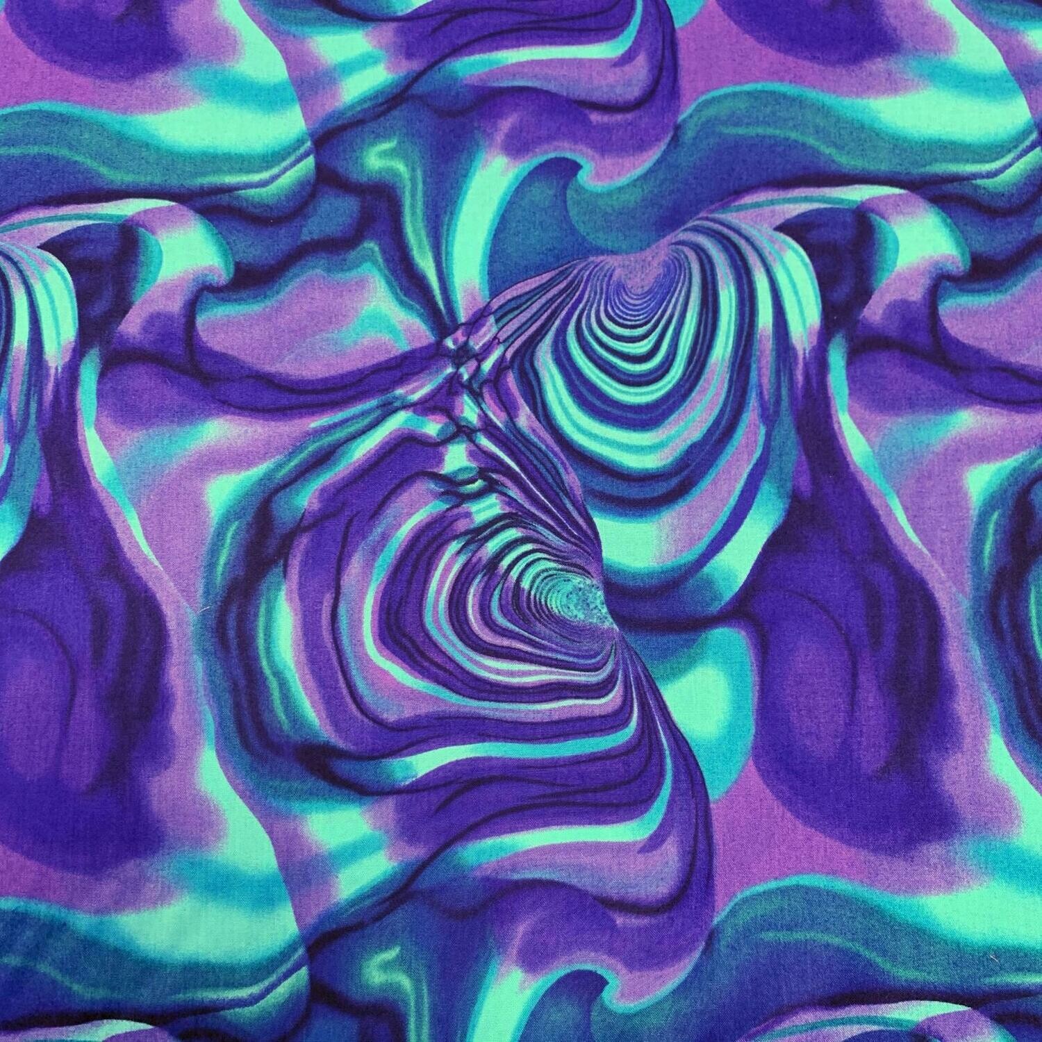 Tuku Tuku - Blue - 100% cotton print fabric