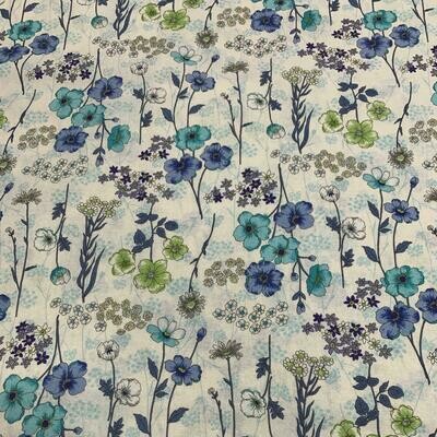Ogura - White - 100% cotton print fabric