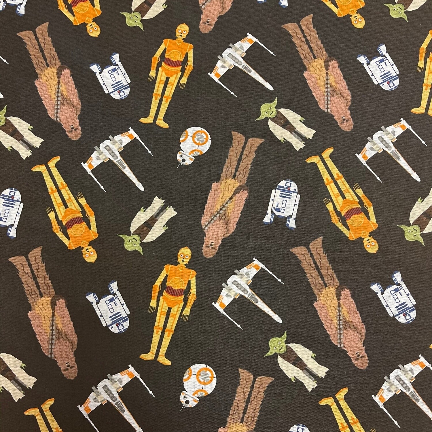 Star Wars - 100% Premium cotton print fabric - Black