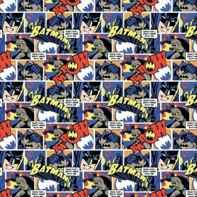Batman Pop Comics - Multi - 100% cotton print fabric