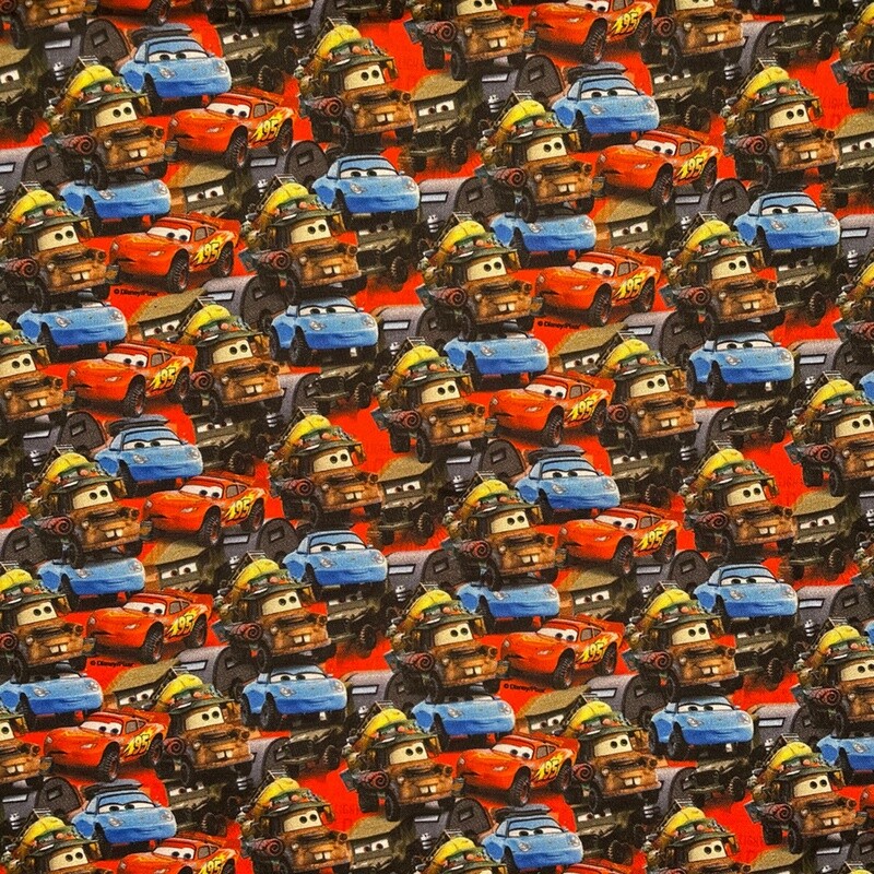 Cars - 100% cotton digital print fabric