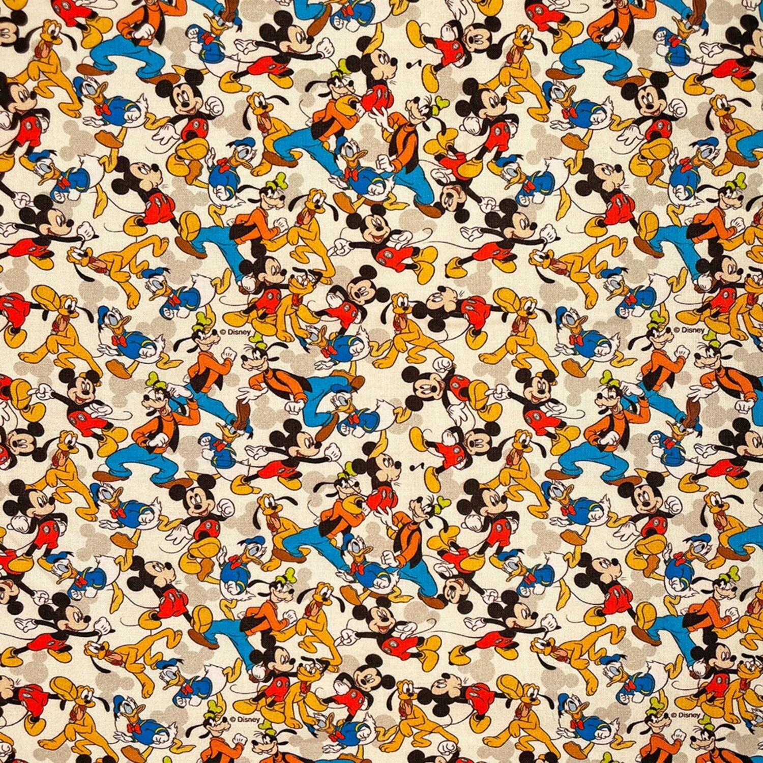 Mickey Mouse Club House - 100% cotton digital print fabric