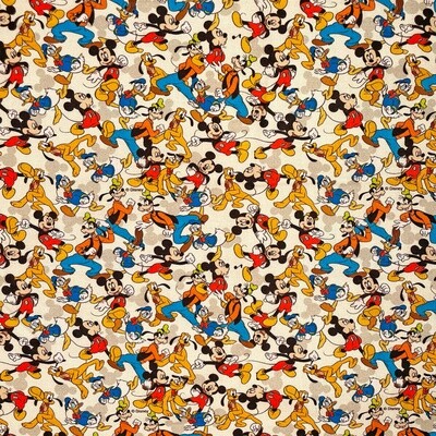 Mickey Mouse Club House - 100% cotton digital print fabric