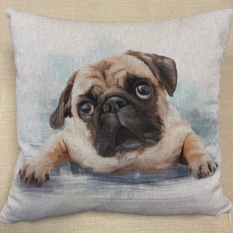 Pugs Cushion Cover