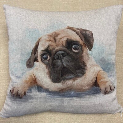 Pugs Cushion Cover