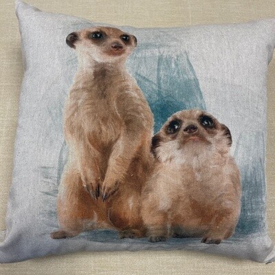 Meerkats Cushion Cover