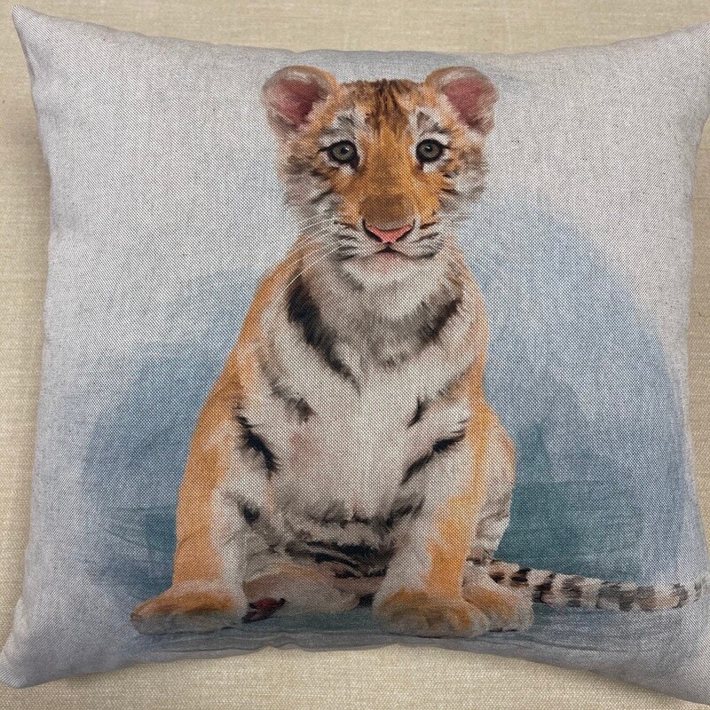 Tiger Cubs Cushion Cover