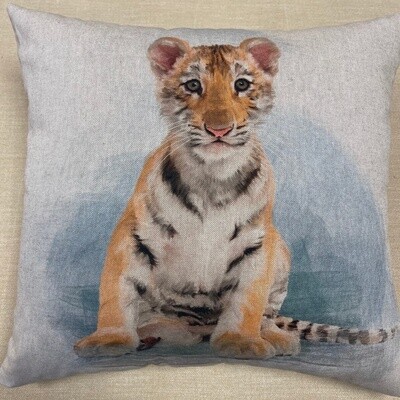 Tiger Cubs Cushion Cover