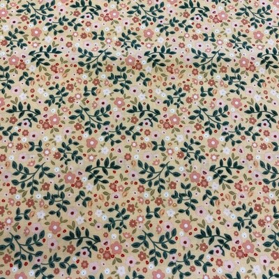 Goose Creek Gardens - Cream - 100% cotton print fabric