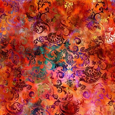 Floragraphix V by Jason Yenter - 100% cotton print fabric