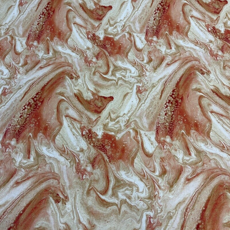 Quilting Treasures​ - Fusion II - Wave - Rust - 100% cotton print fabric