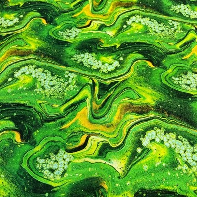 Quilting Treasures​ - Fusion II - Wave - Green - 100% cotton print fabric