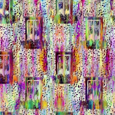 Urban Jungle by Jason Yenter - 100% cotton print fabric
