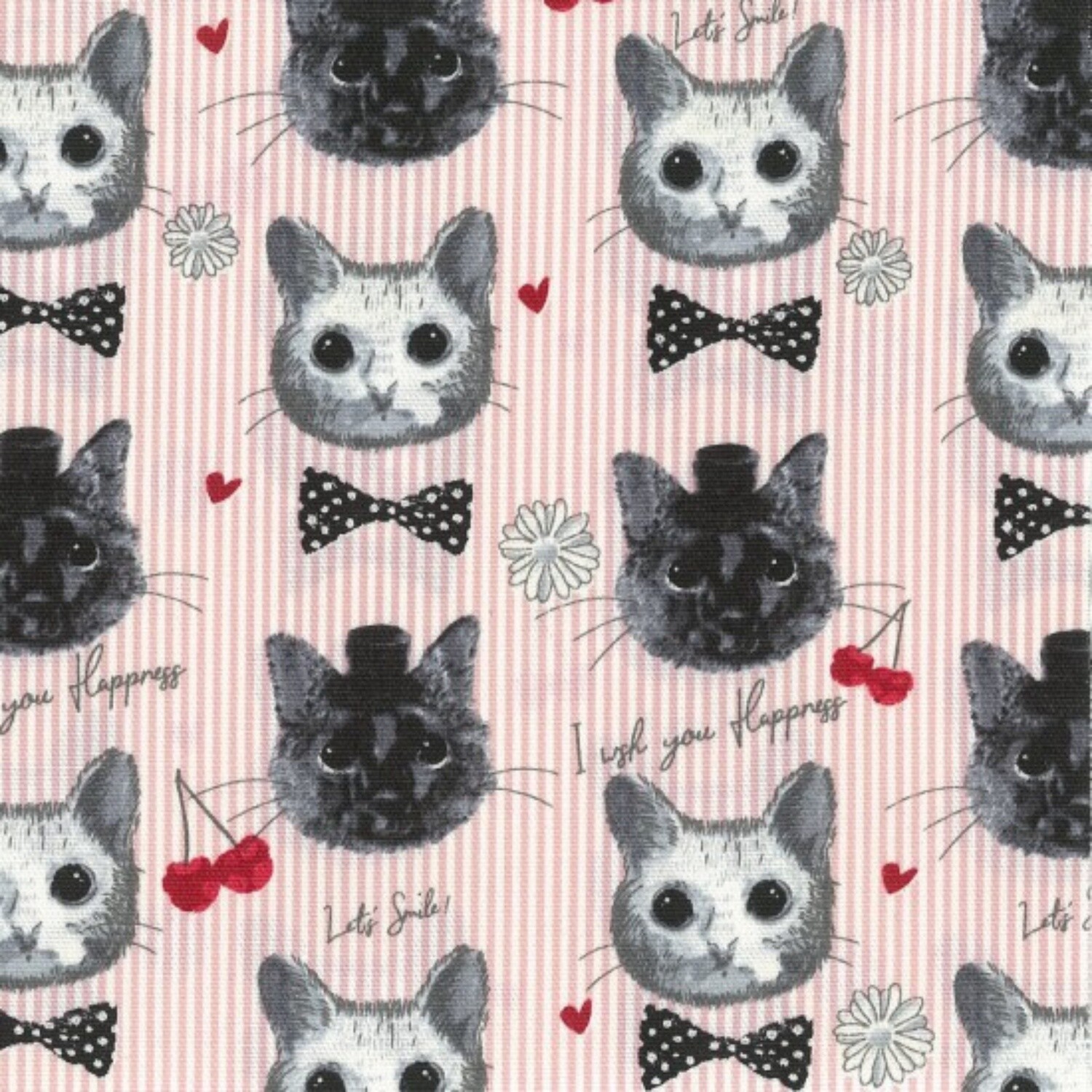 Butikku - Pink - 100% cotton print fabric