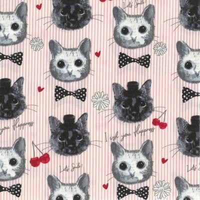 Butikku - Pink - 100% cotton print fabric