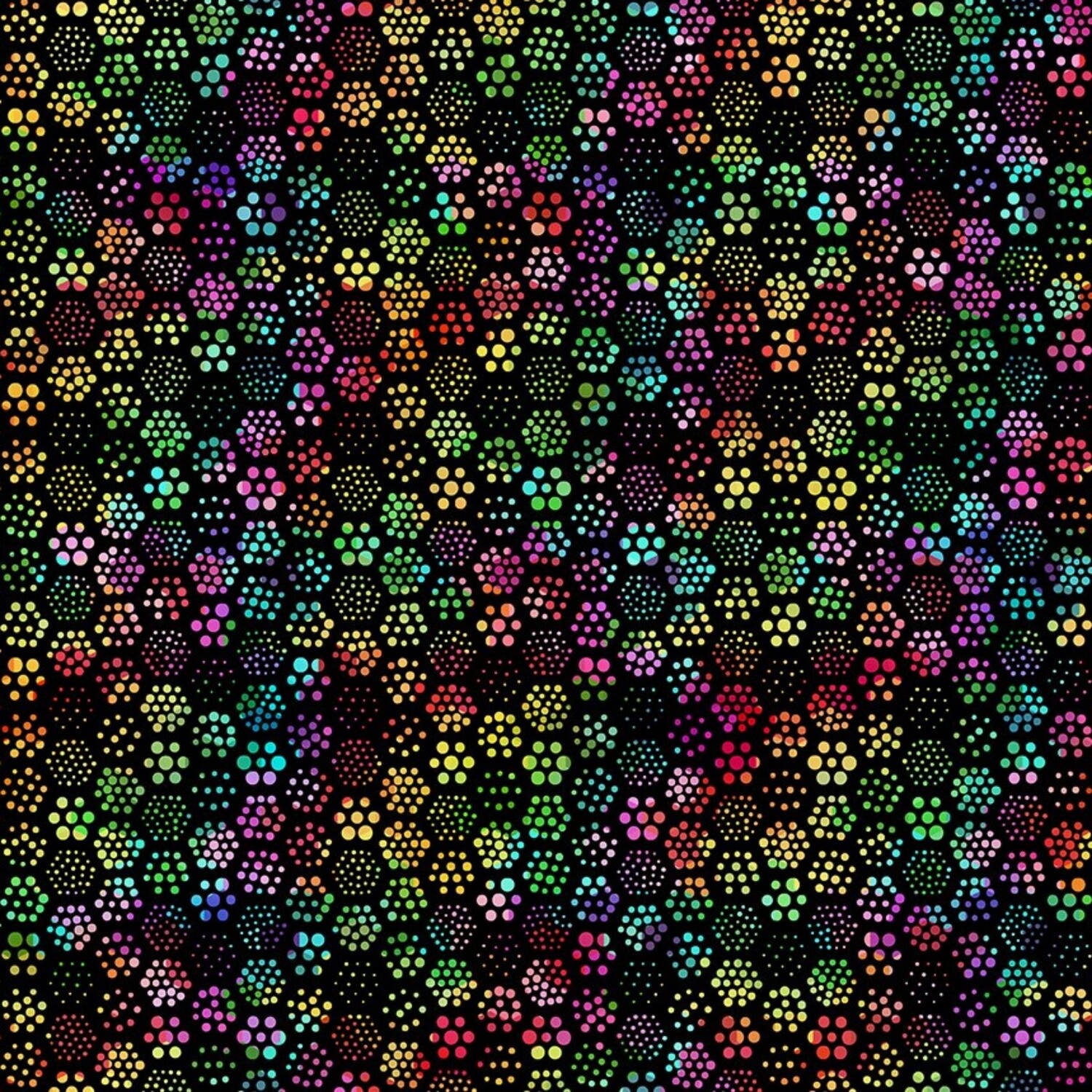 A Groovy Garden by Jason Yenter - 100% cotton print fabric
