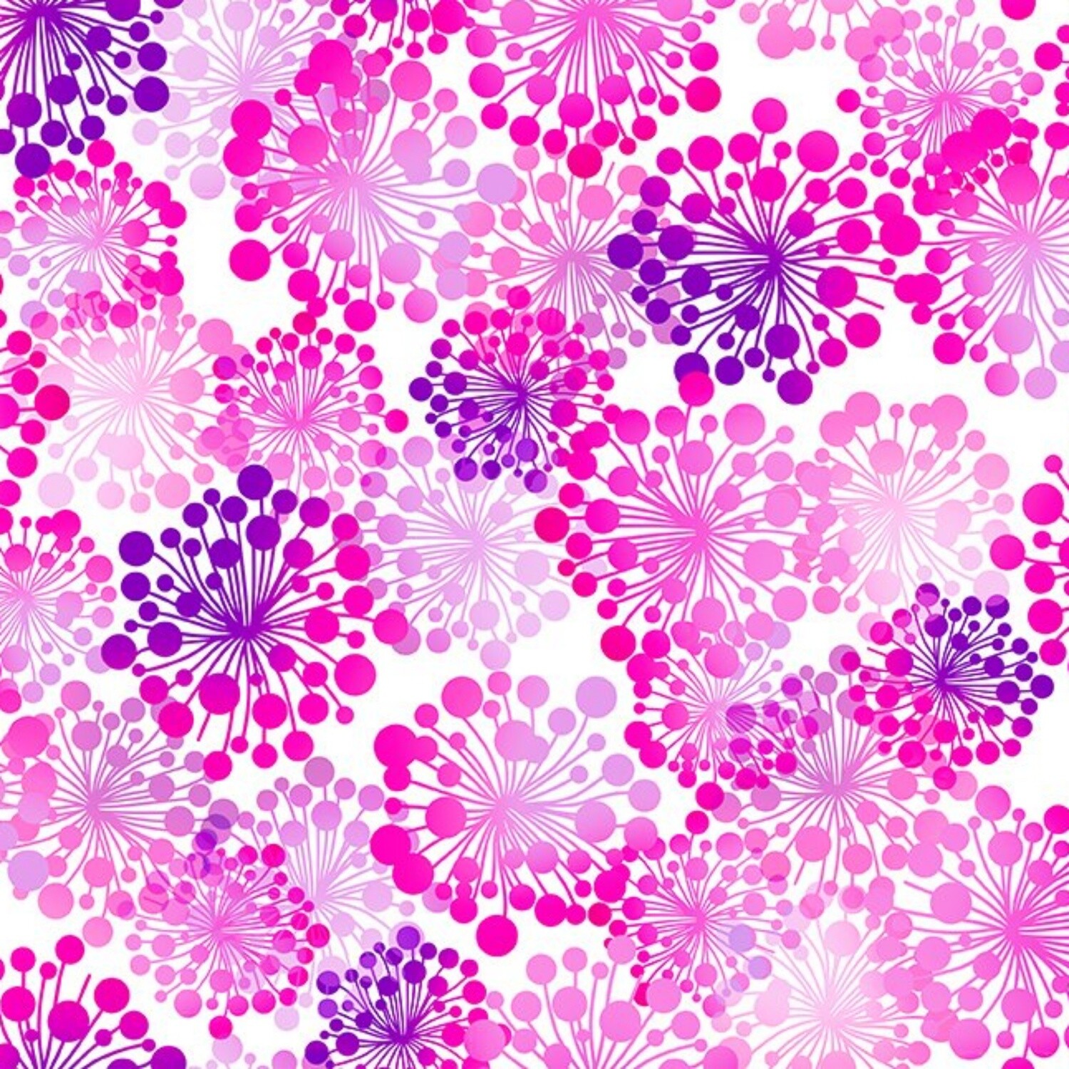 A Groovy Garden by Jason Yenter - 100% cotton print fabric