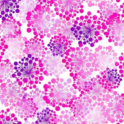 A Groovy Garden by Jason Yenter - 100% cotton print fabric