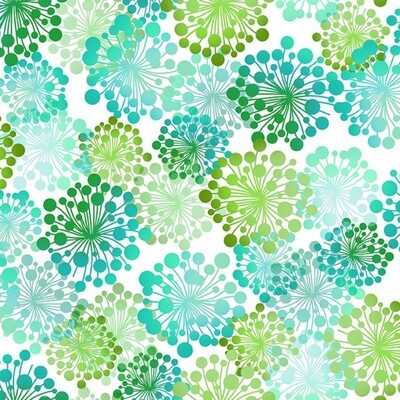 A Groovy Garden by Jason Yenter - 100% cotton print fabric