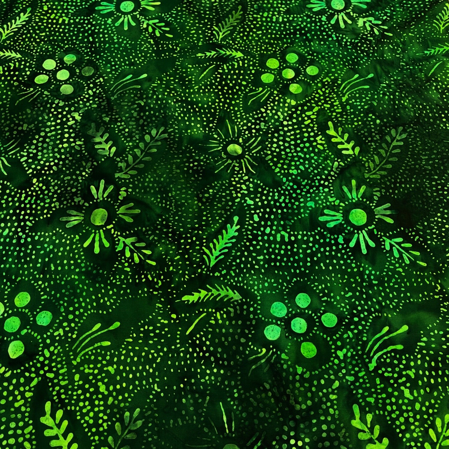 Artisan Bali - Green - 100% cotton Hand Dyed fabric