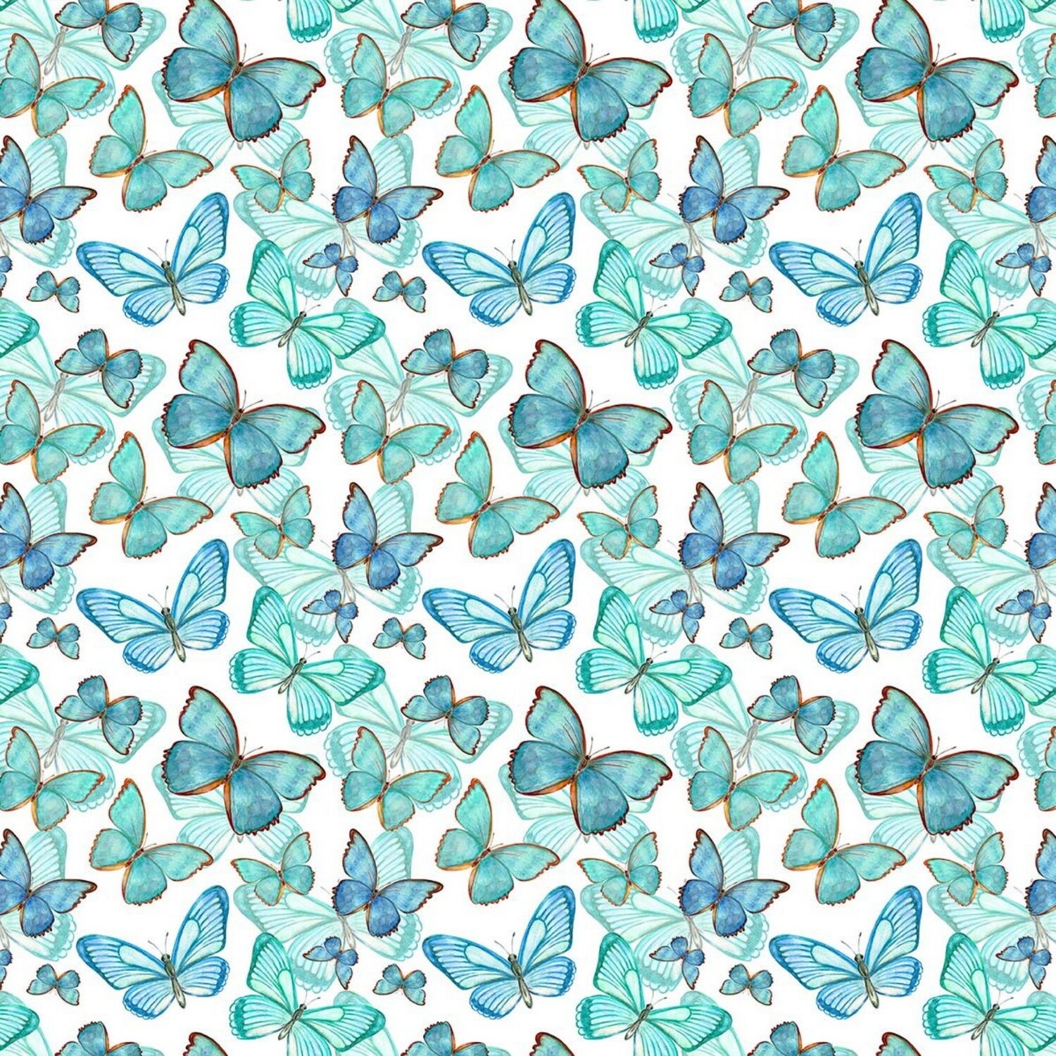 Papillon - 100% cotton digital print fabric