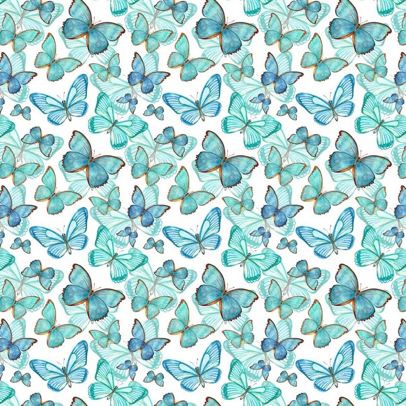 Papillon - 100% cotton digital print fabric