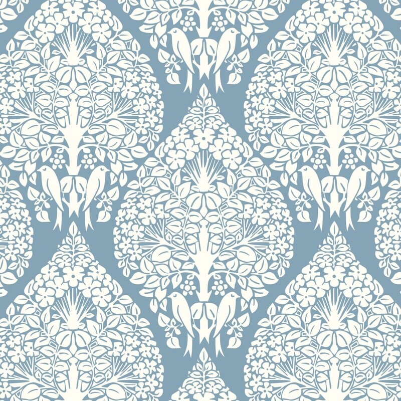 Voysey - Birds In Nature - The Lerena - 100% cotton print fabric