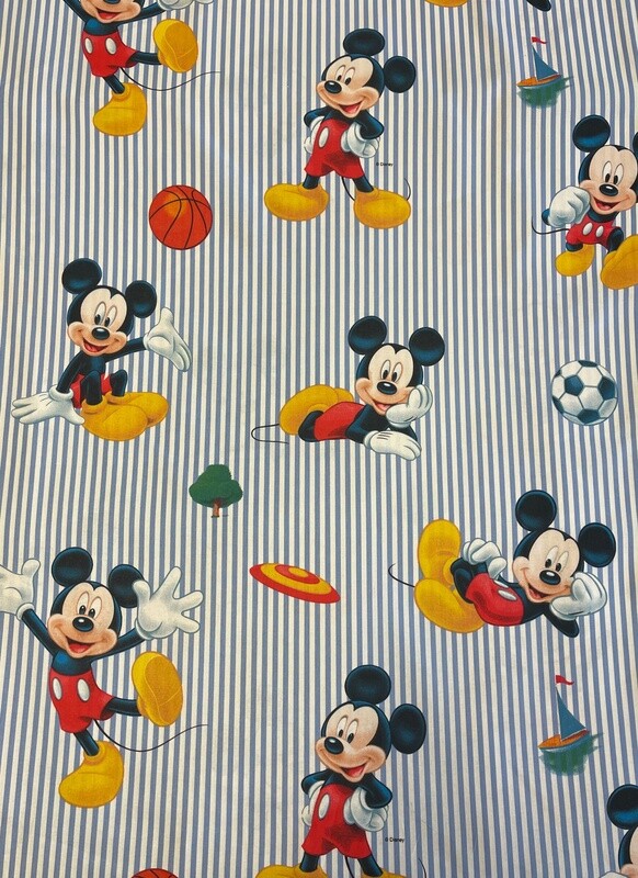 Licensed Disney, SportMick, Mickey Mouse - 100% cotton print fabric