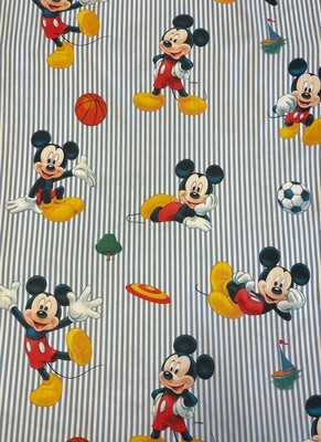 Licensed Disney, SportMick, Mickey Mouse - 100% cotton print fabric