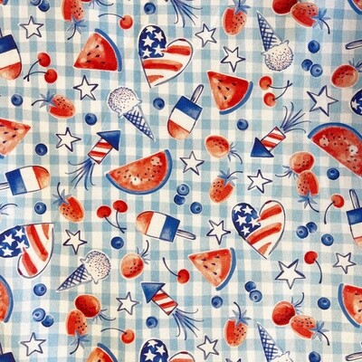 Michael Miller Fabric - Festive Fourth - 100% Cotton Fabric