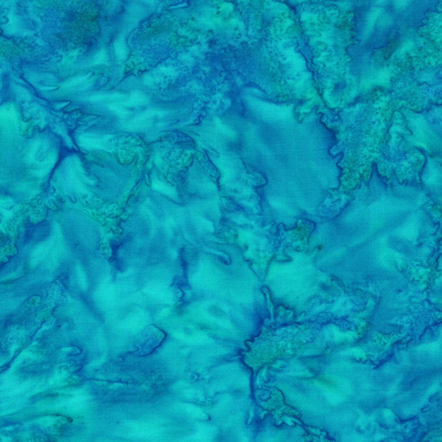 Lava Solids - Blue - 100% cotton Batik fabric