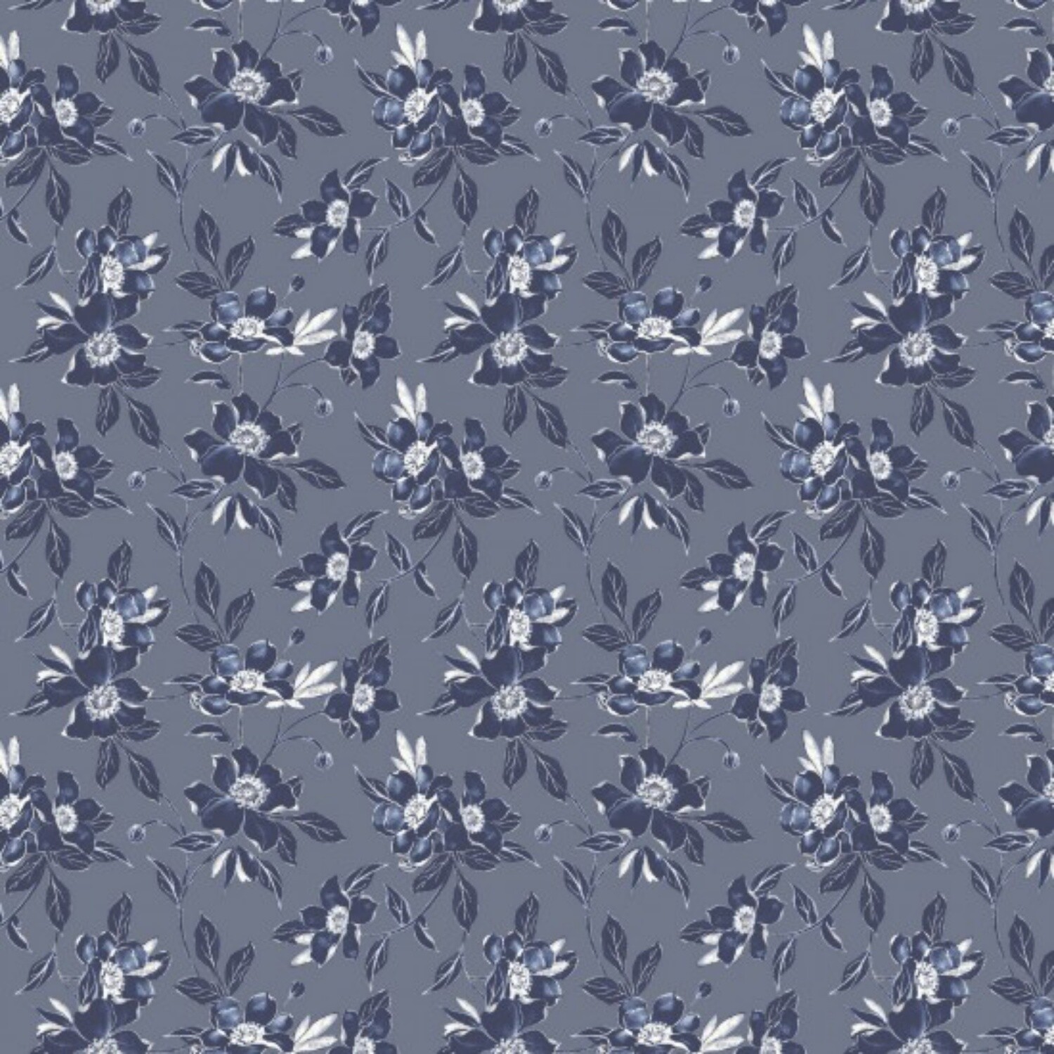Sketchbook - Grey - 100% cotton fabric