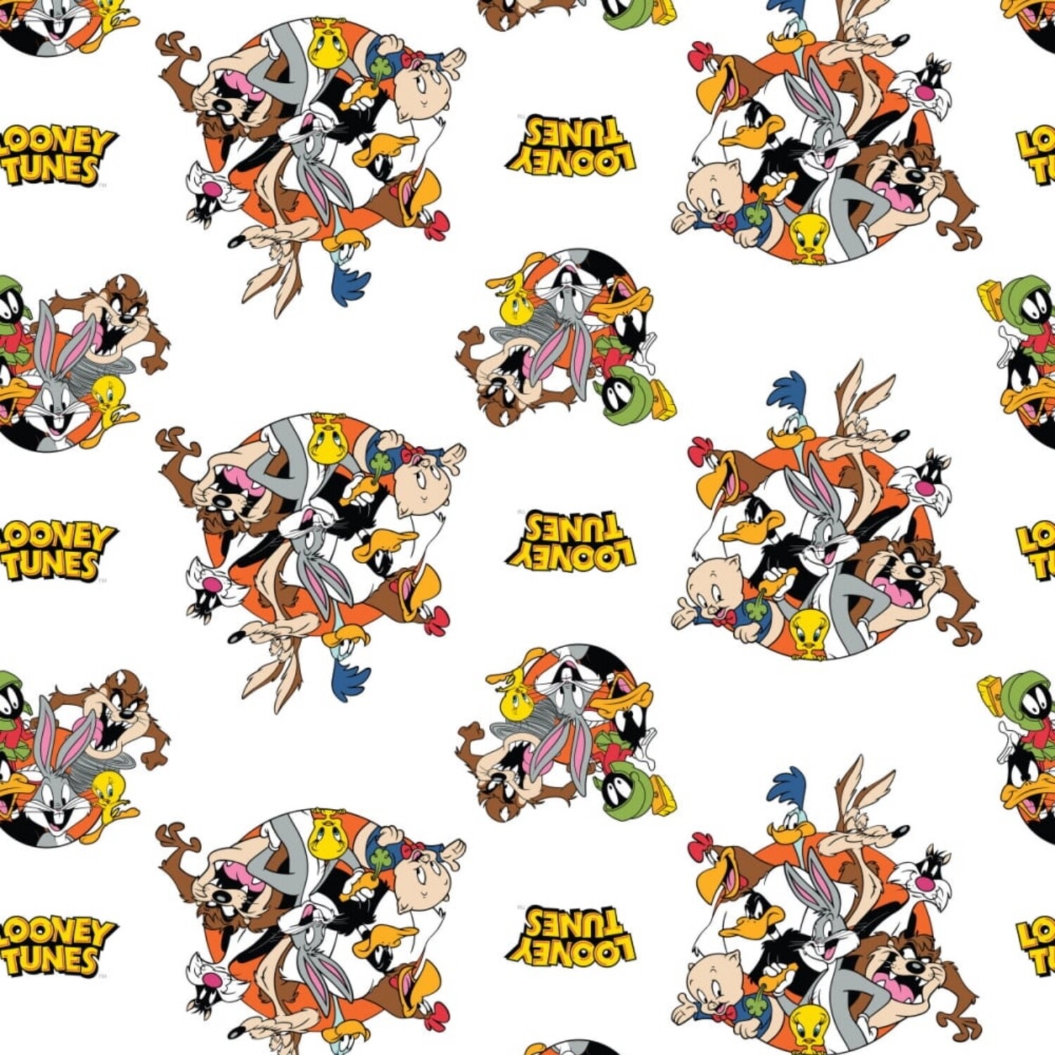 Looney Tunes - Thats All Folks - 100% cotton print fabric