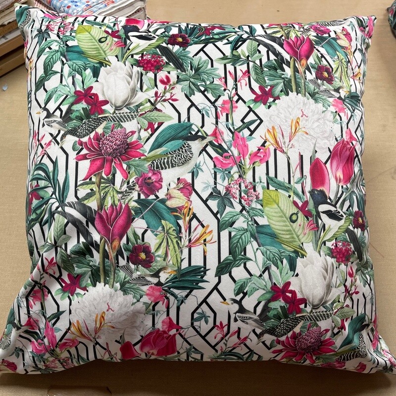 Large Cushion Cover - Patagonia in Mono - 290gsm Velvet