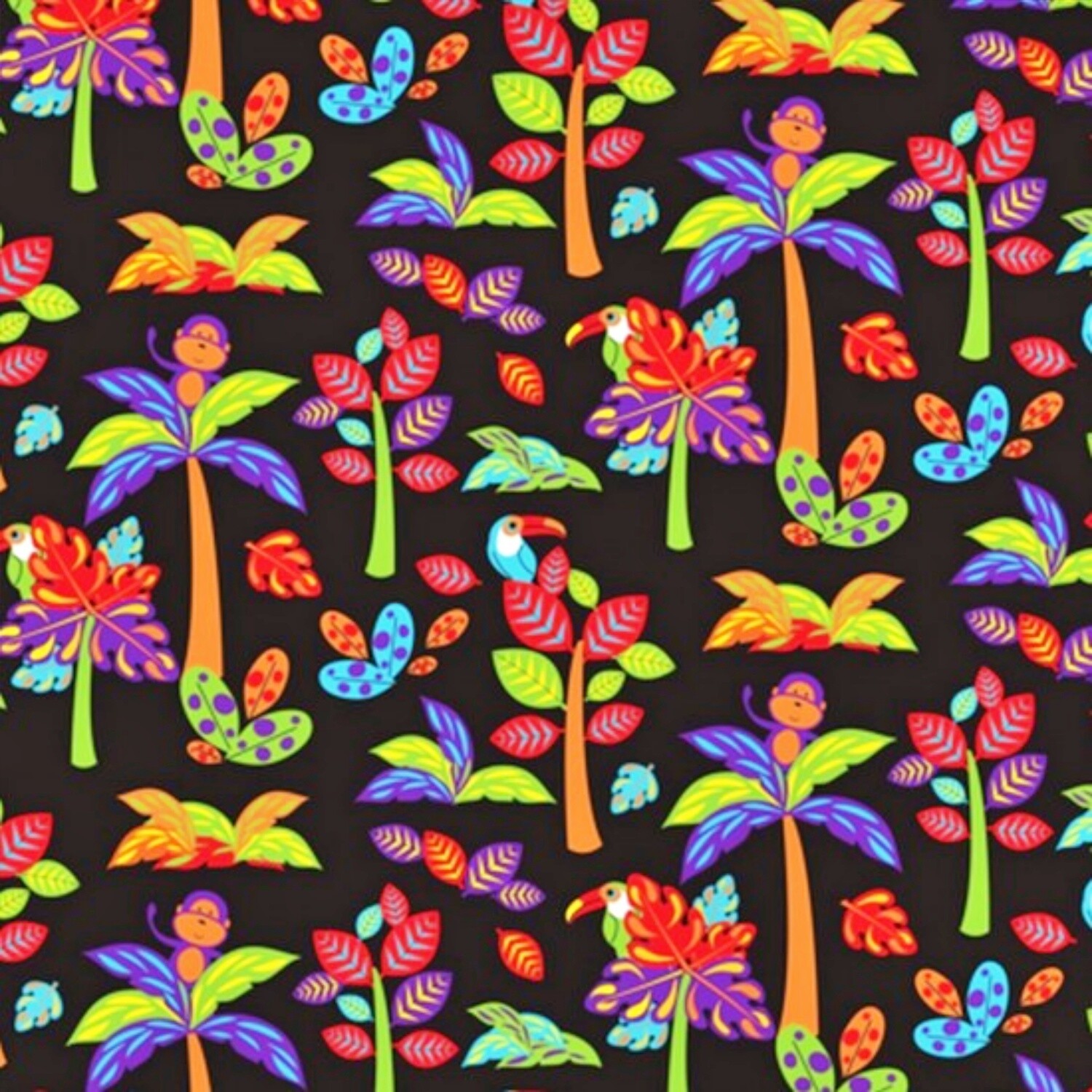 Wild &amp; Bright - Trees - 100% cotton fabric