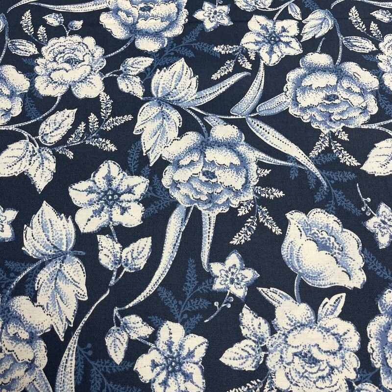 Marlais - Navy - 100% cotton fabric
