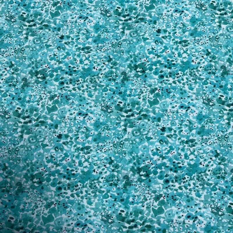 Deep Forest - Blue - 100% cotton fabric