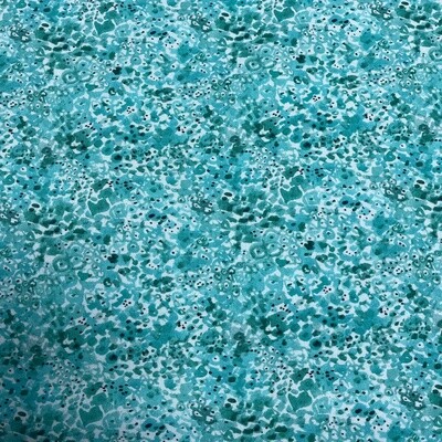 Deep Forest - Blue - 100% cotton fabric