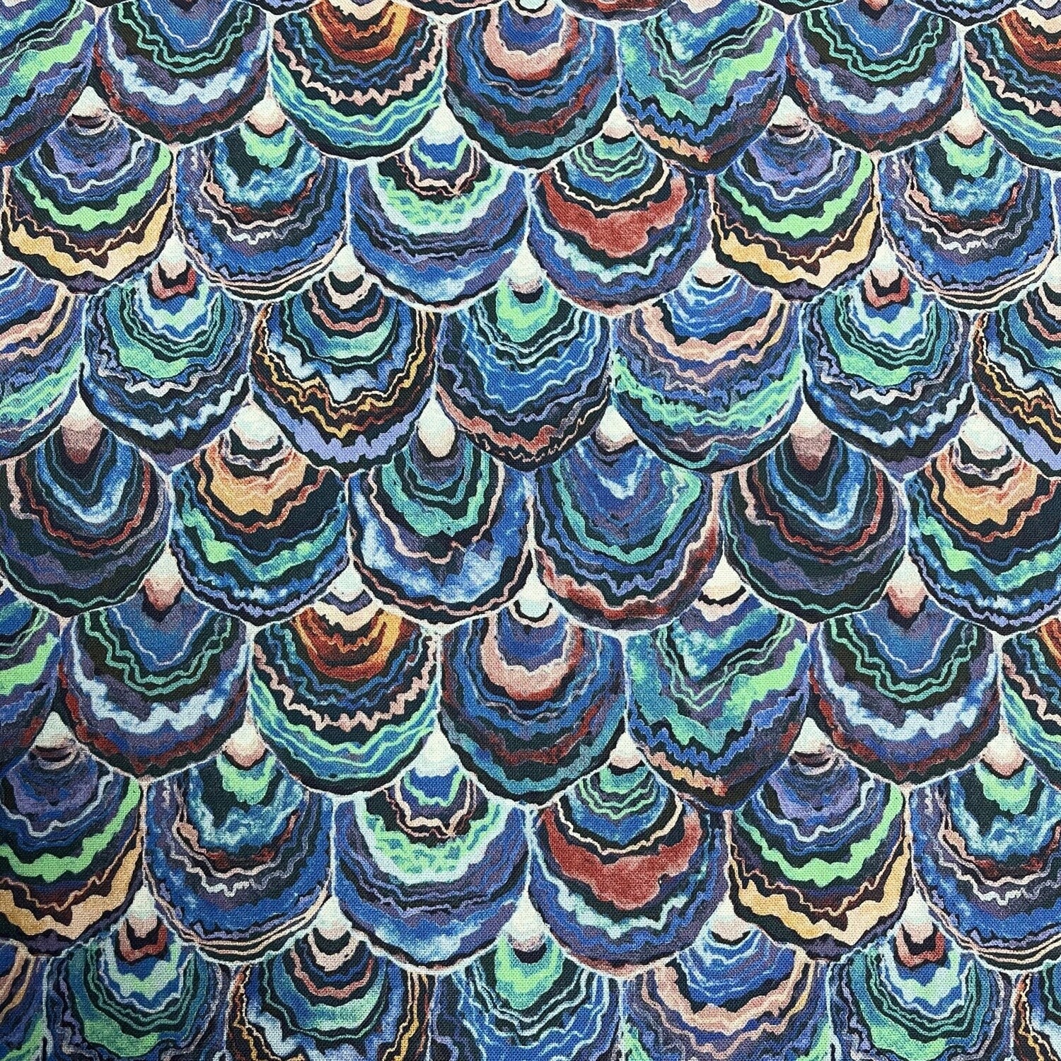 Deep Forest - Blue - 100% cotton fabric