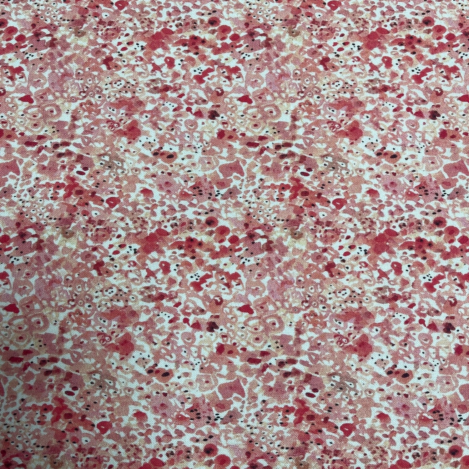 Deep Forest - Red - 100% cotton fabric