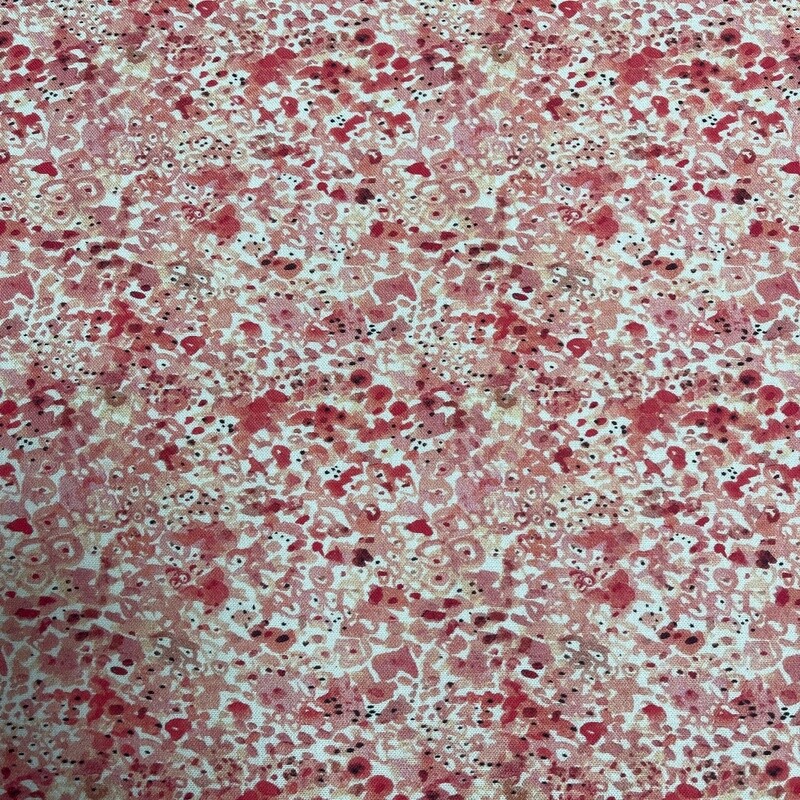 Deep Forest - Red - 100% cotton fabric