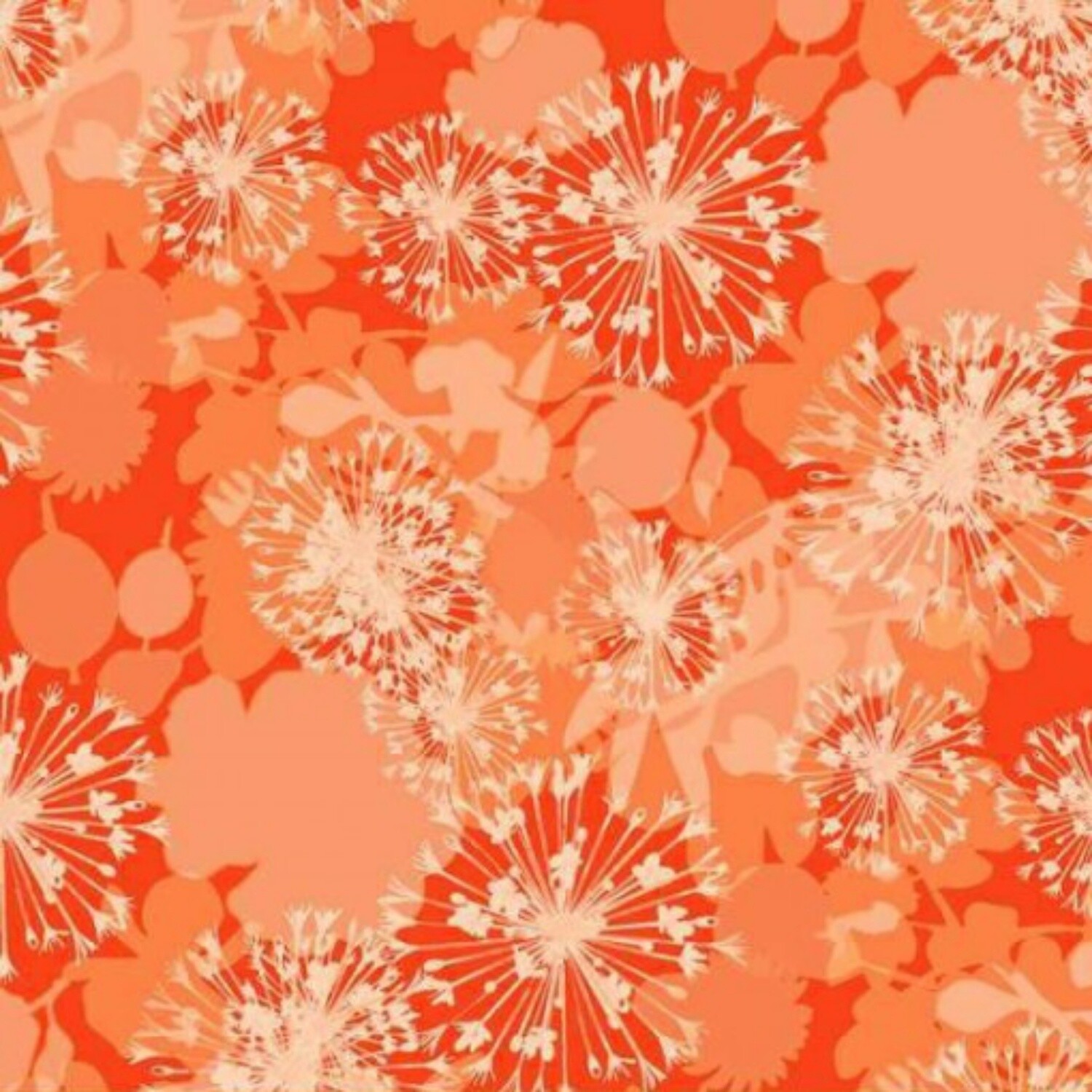Gala - Orange - 100% cotton fabric