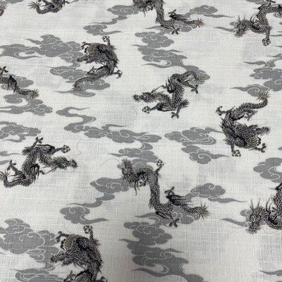 Hono - Cream - 100% cotton fabric