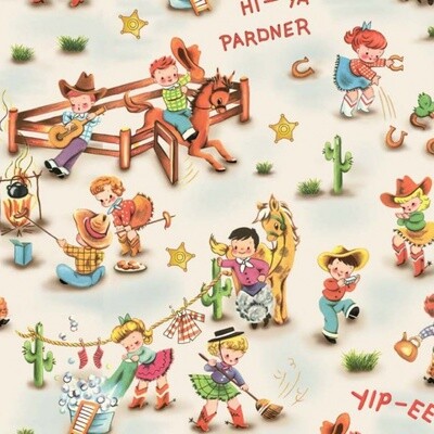 Michael Miller Fabric - Buckaroos - 100% Cotton Fabric