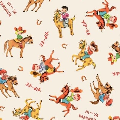 Michael Miller Fabric - Giddyup - 100% Cotton Fabric