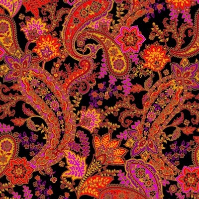Michael Miller Fabric - Opulent Paisley - 100% Cotton Fabric