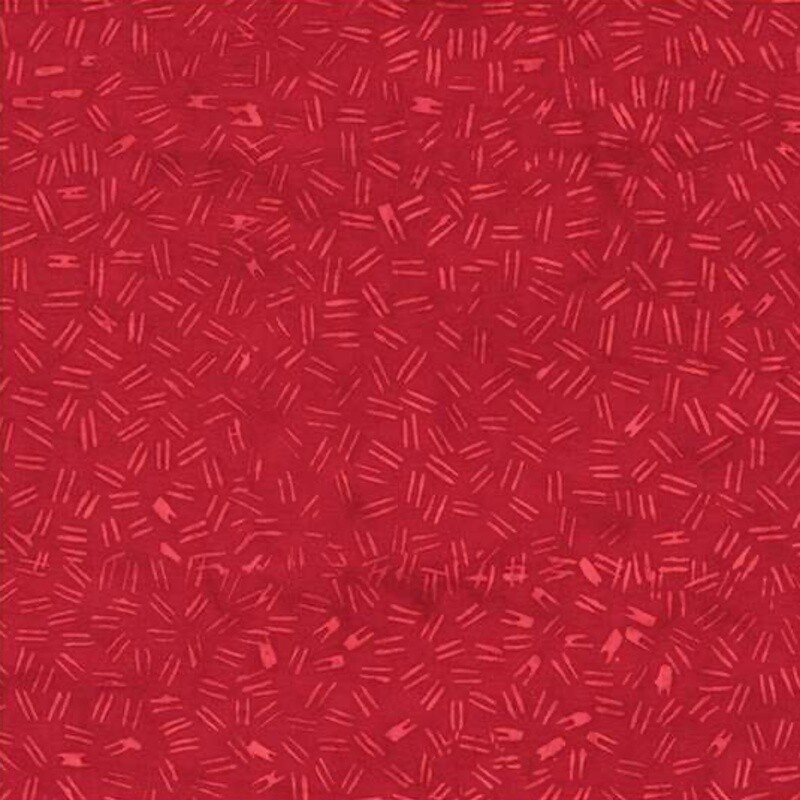 Groove - Red - 100% cotton print fabric