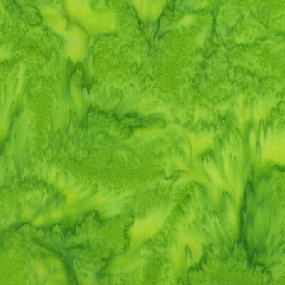 Purple Haze - Green / Yellow - 100% cotton print fabric